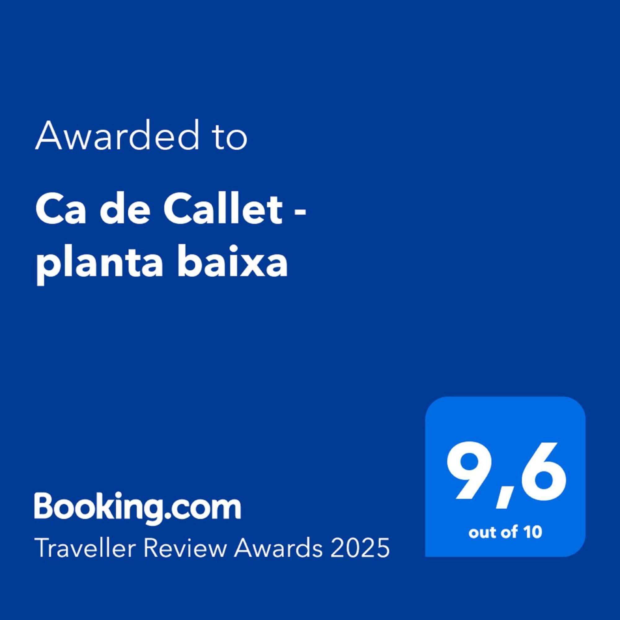 Ca De Callet - Planta Baixa Estación المظهر الخارجي الصورة